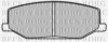 BORG & BECK BBP1524 Brake Pad Set, disc brake